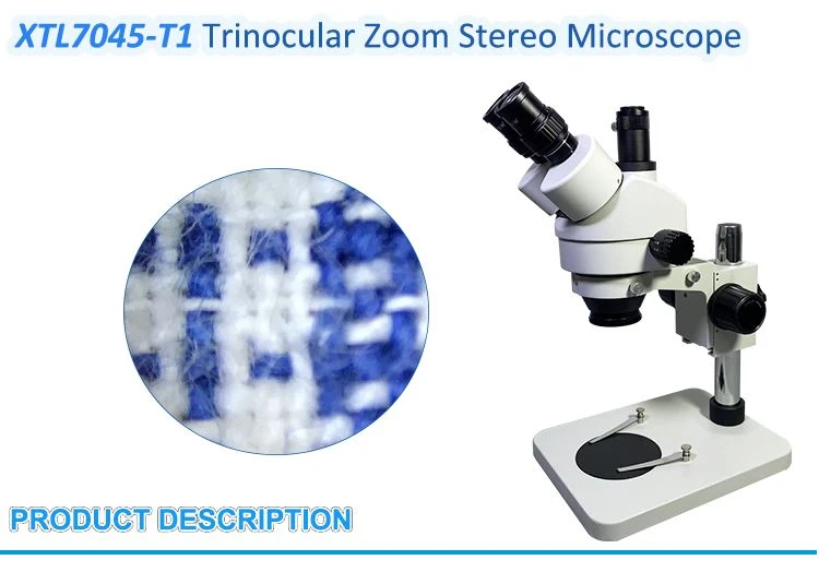 XTL7045-T1 trinocular zoom stereo microscope for sale